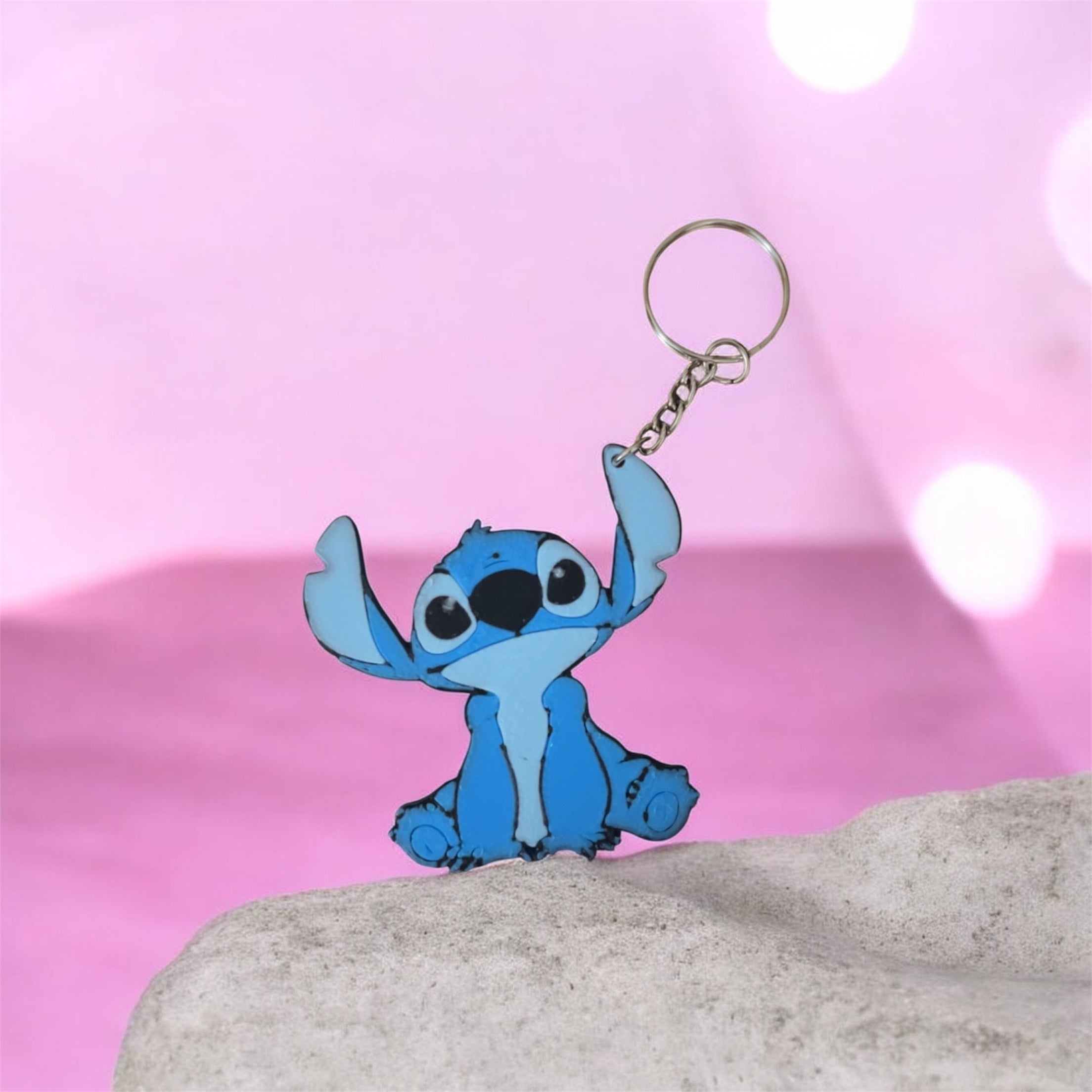 3D Stitch Keychain