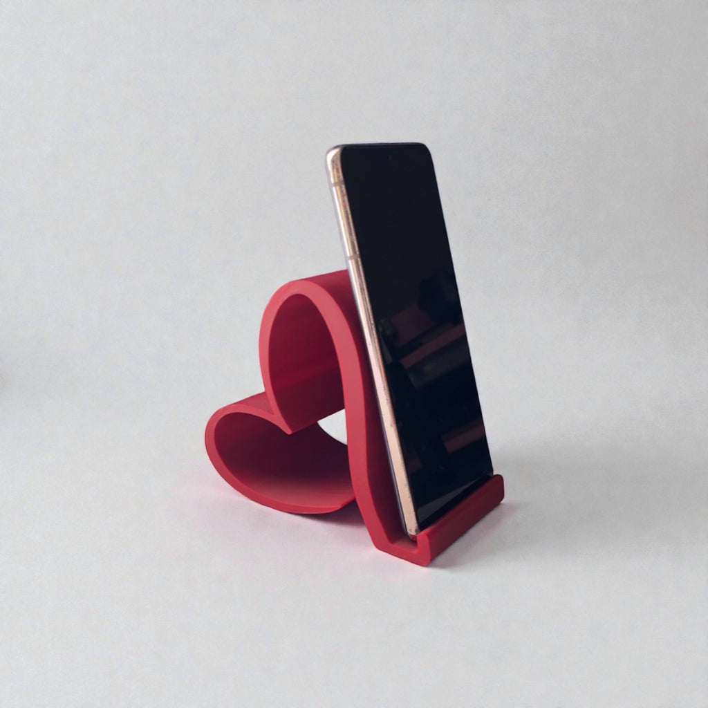 Heart-Shaped Phone Stand