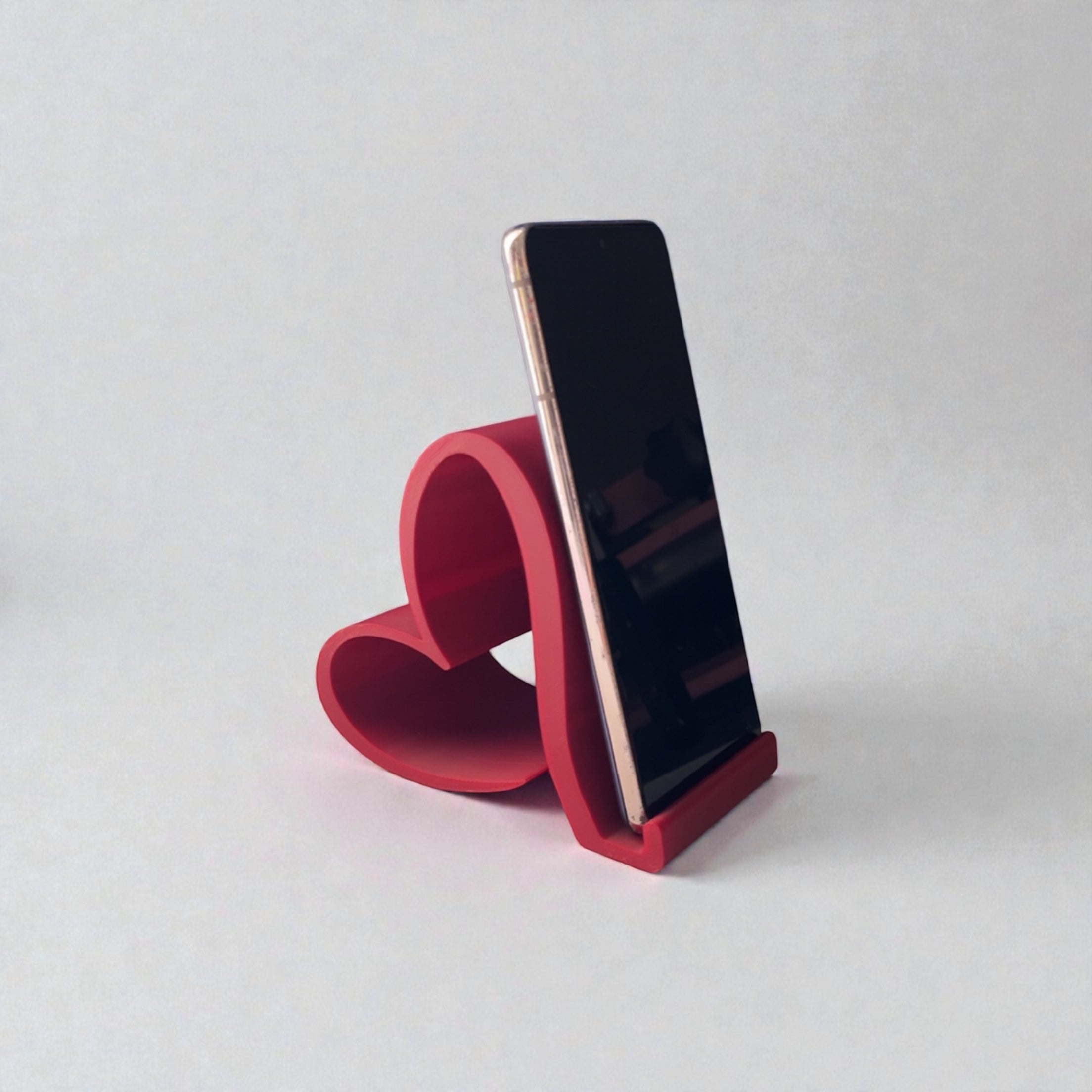 Heart-Shaped Phone Stand