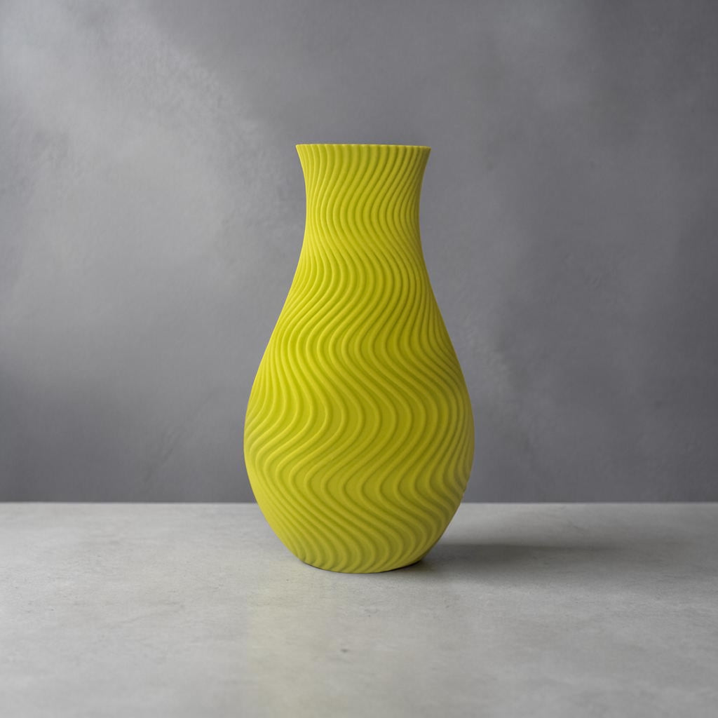 Minimalist Decorative Green Vase