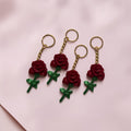 Enchanted Rose Keychain 🌹