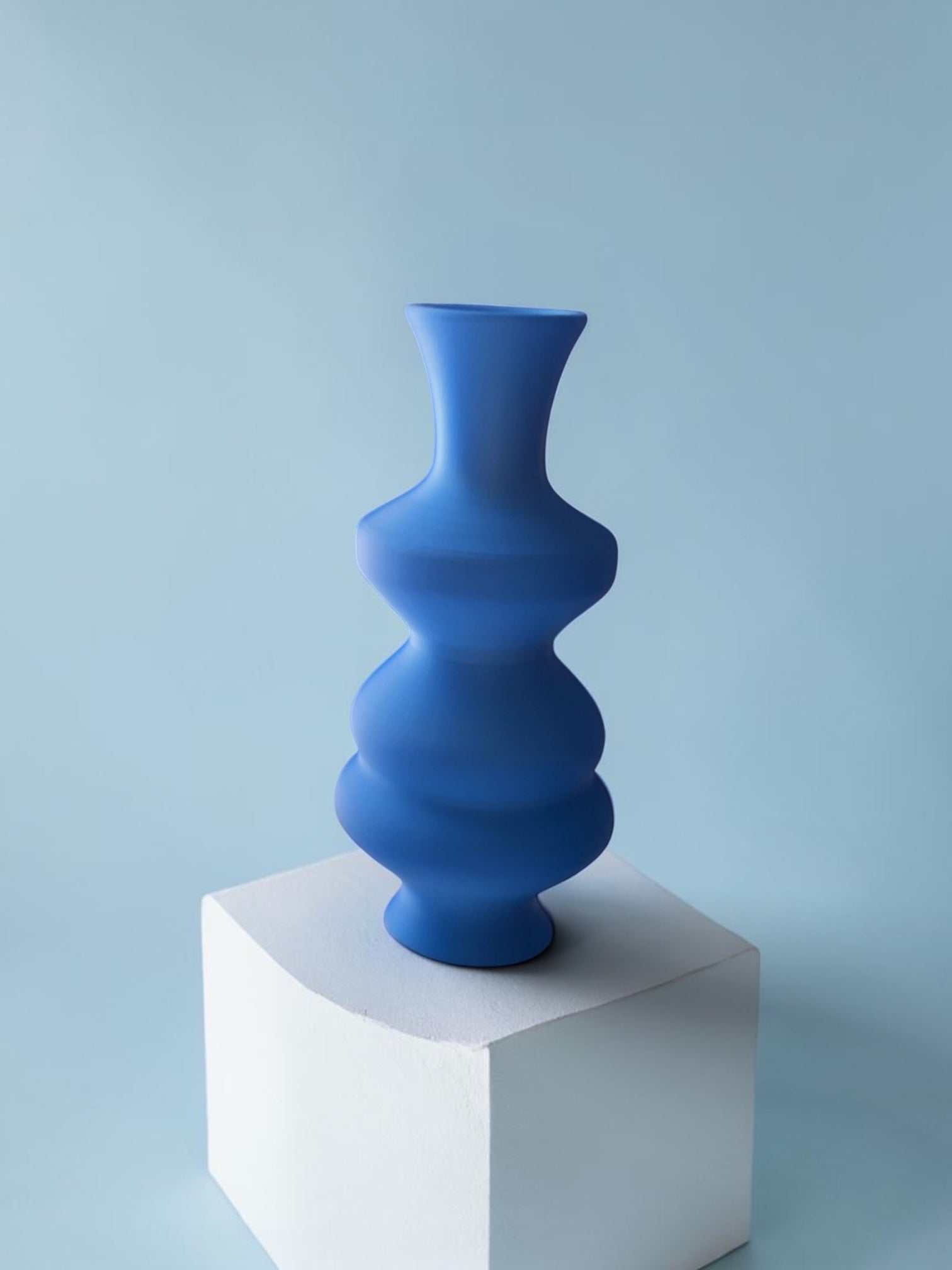 Modern Blue Vase