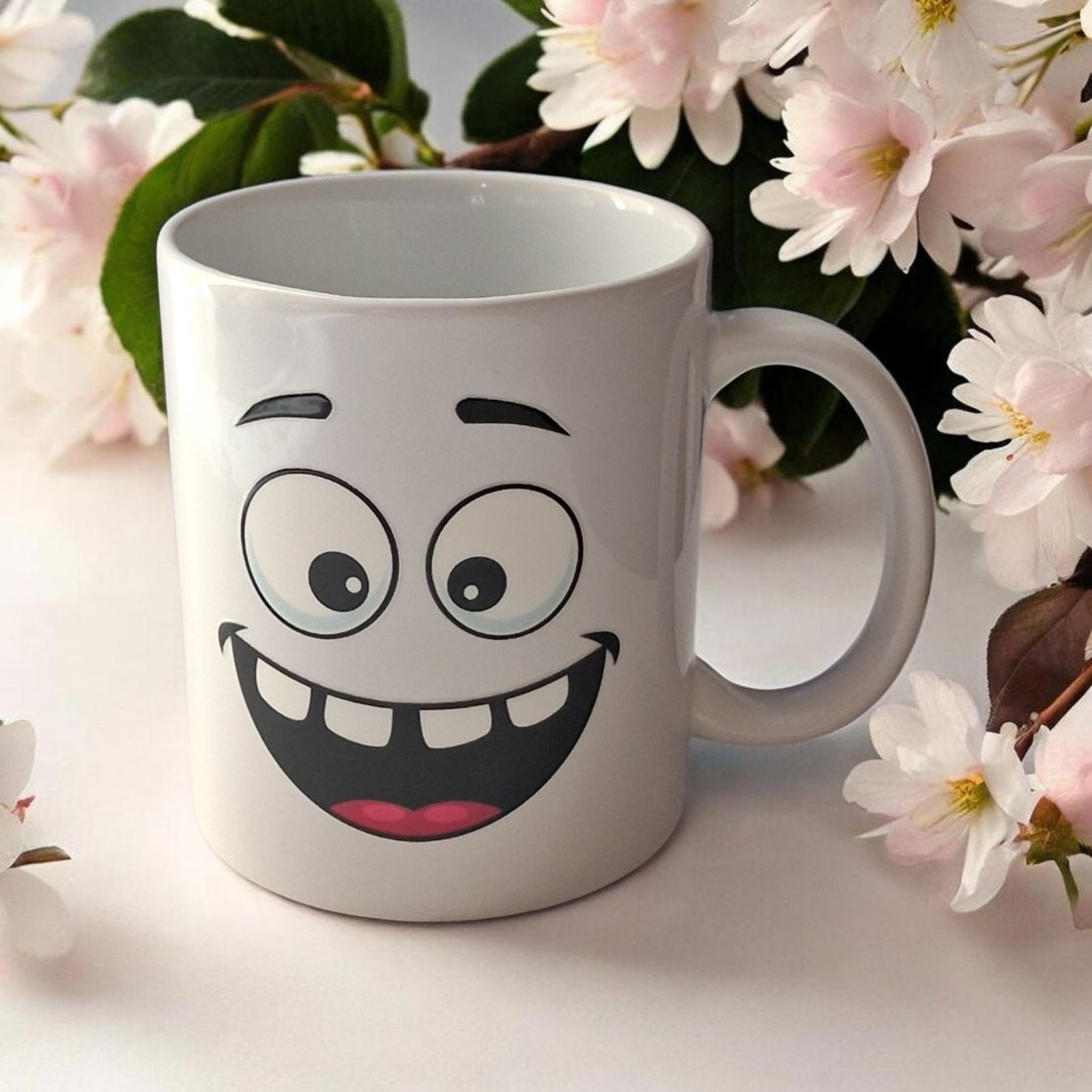Funny Face Ceramic Mug