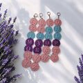 Custom Flower Letter Keychain